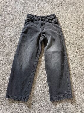 H&M Boys Baggy Faded Black Jeans